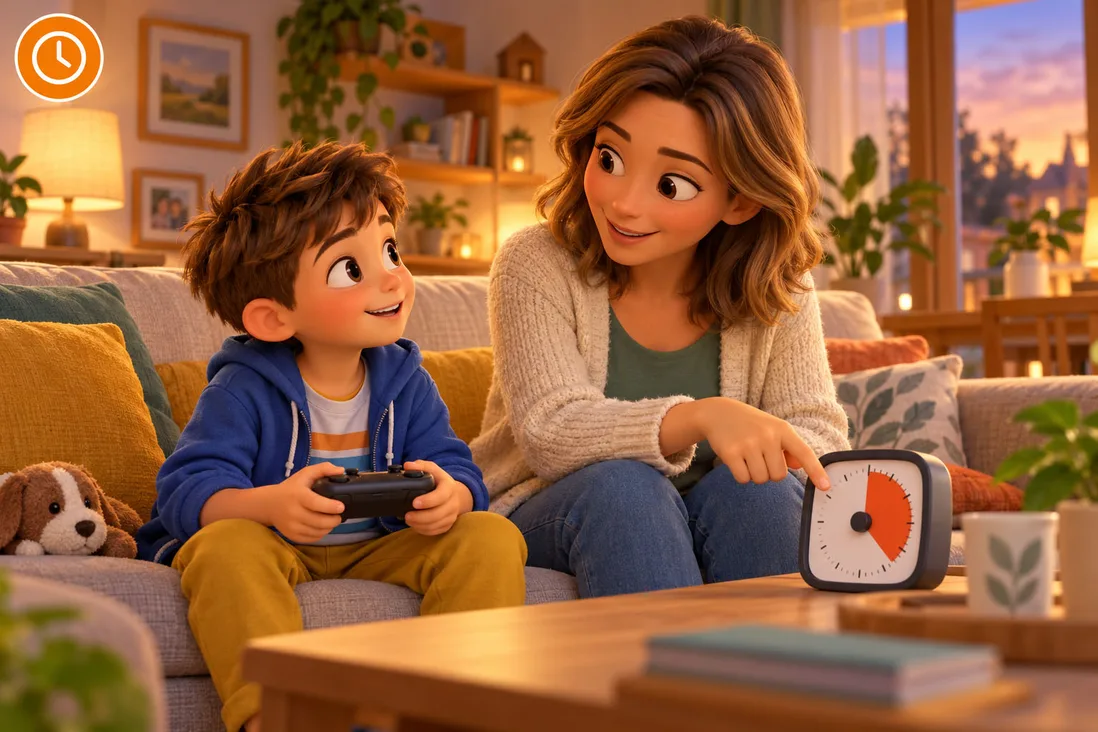 Illustration de Combien de temps laisser un enfant jouer à la Switch ?