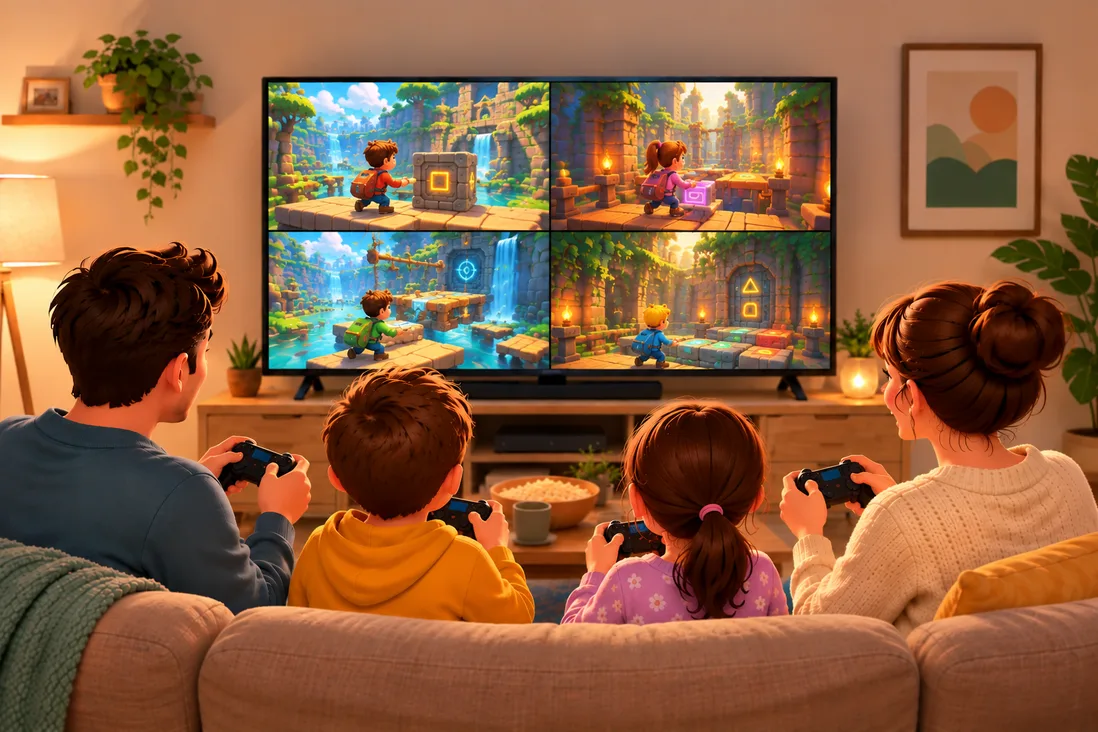 Illustration de Les meilleurs jeux Switch pour réfléchir et résoudre des énigmes en famille