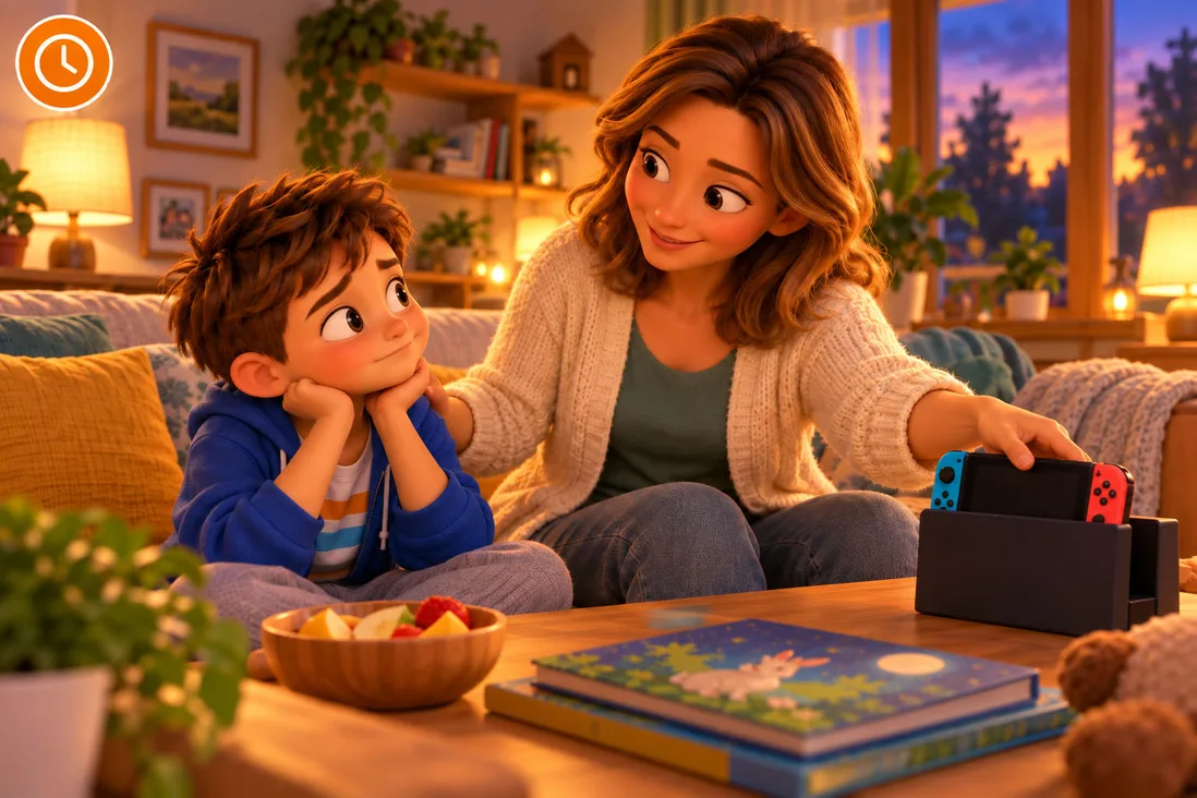 Illustration de Comment faire arrêter la Switch à un enfant sans transformer le moment en conflit ?