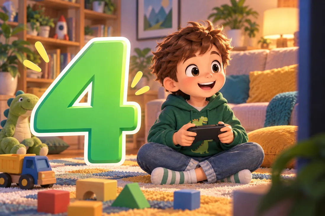 Illustration de Les meilleurs jeux Switch pour un enfant de 4 ans