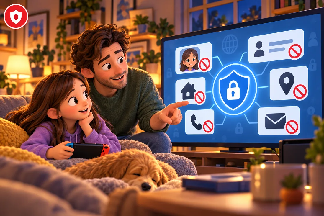 Illustration de Comment protéger les informations personnelles de son enfant lorsqu'il joue en ligne ?