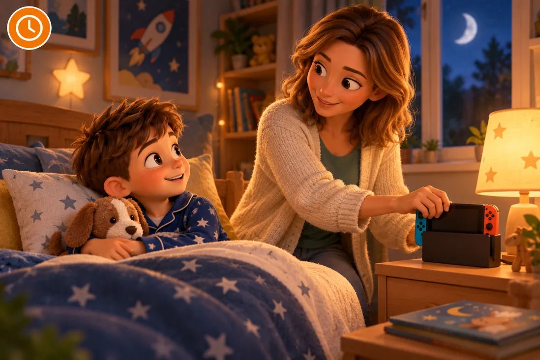 Illustration de Jouer à la Switch avant de dormir : est-ce une bonne idée ?