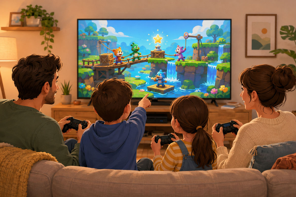 Illustration de Les meilleurs jeux coopératifs Switch pour jouer en famille