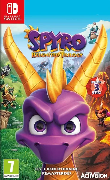 Jaquette de Spyro Reignited Trilogy