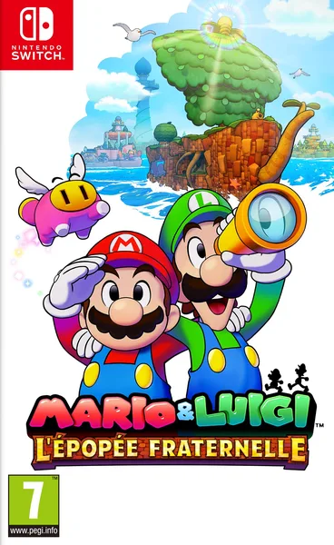 Jaquette de Mario & Luigi : L’épopée fraternelle