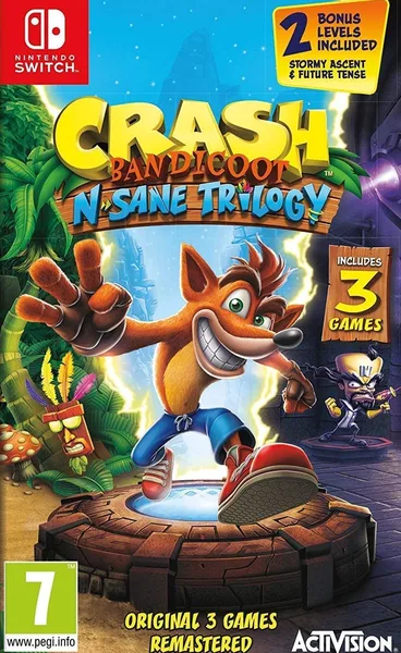 Jaquette de Crash Bandicoot N. Sane Trilogy