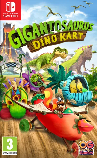 Jaquette de Gigantosaurus: Dino Kart
